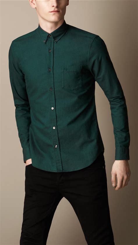 linen burberry london button down|Burberry shirts for men.